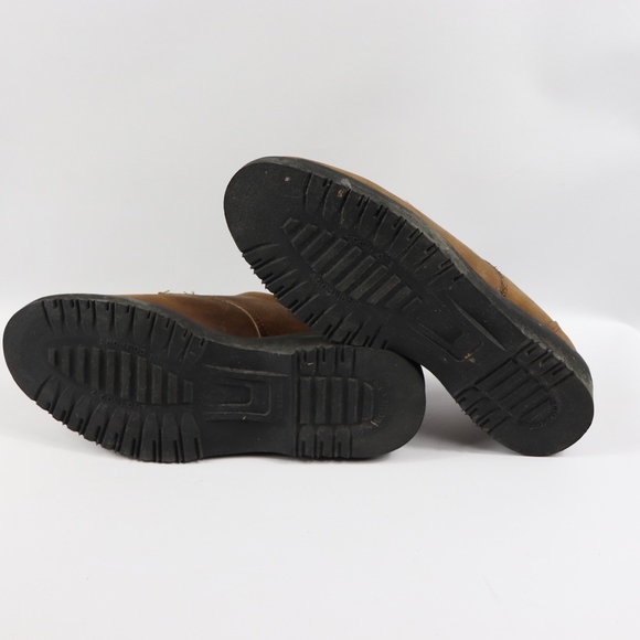 Vtg New Carolina Mens EE Leather Work Shoes Brown main image 8